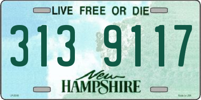 NH license plate 3139117