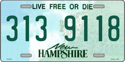 NH license plate 3139118