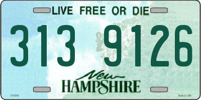 NH license plate 3139126