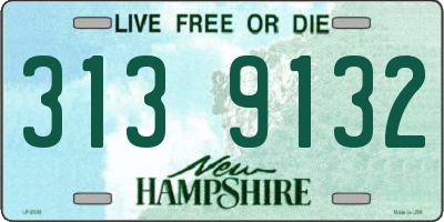 NH license plate 3139132