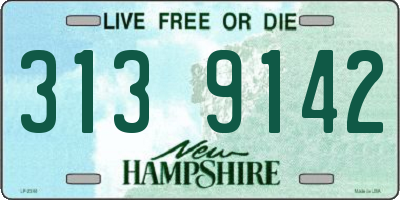 NH license plate 3139142