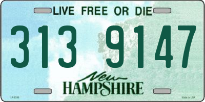 NH license plate 3139147