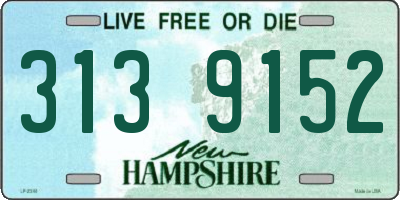 NH license plate 3139152