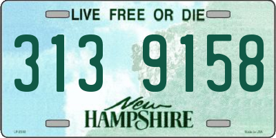 NH license plate 3139158