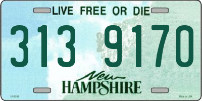 NH license plate 3139170