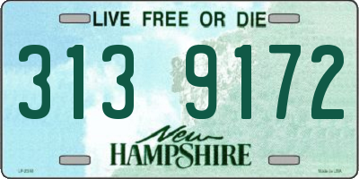 NH license plate 3139172