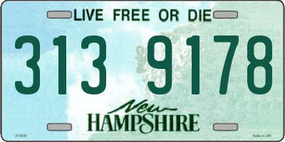 NH license plate 3139178
