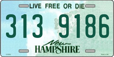 NH license plate 3139186