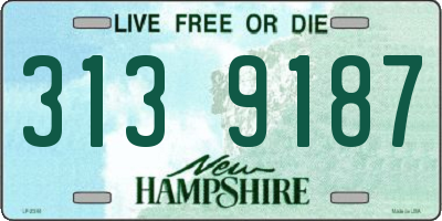 NH license plate 3139187