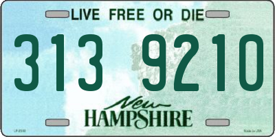 NH license plate 3139210