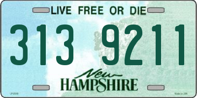 NH license plate 3139211