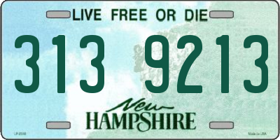 NH license plate 3139213