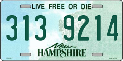NH license plate 3139214