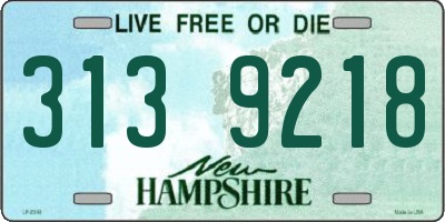NH license plate 3139218
