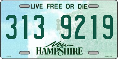 NH license plate 3139219