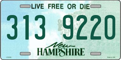 NH license plate 3139220