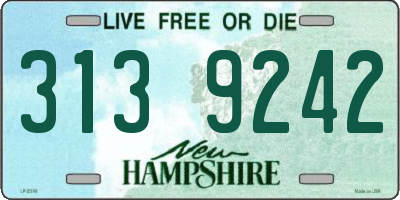 NH license plate 3139242