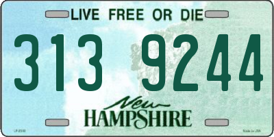 NH license plate 3139244