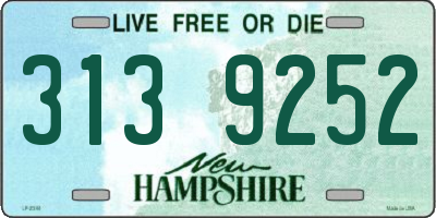 NH license plate 3139252