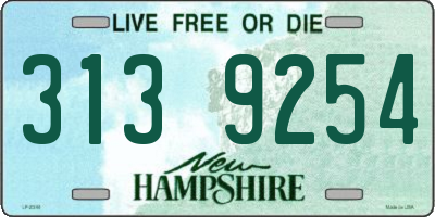 NH license plate 3139254