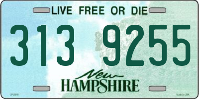 NH license plate 3139255