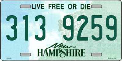 NH license plate 3139259
