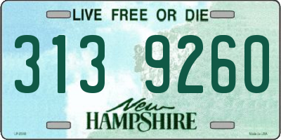 NH license plate 3139260