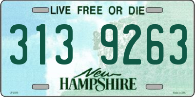 NH license plate 3139263