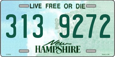 NH license plate 3139272
