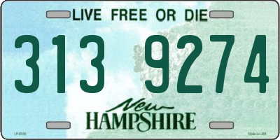 NH license plate 3139274