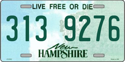 NH license plate 3139276