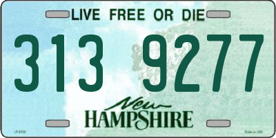 NH license plate 3139277