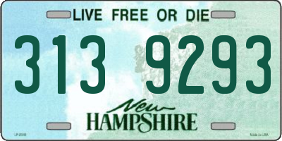 NH license plate 3139293