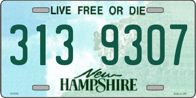 NH license plate 3139307