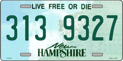 NH license plate 3139327