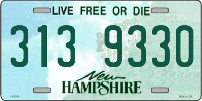 NH license plate 3139330