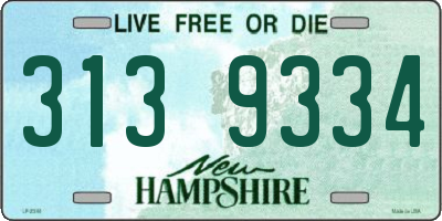 NH license plate 3139334