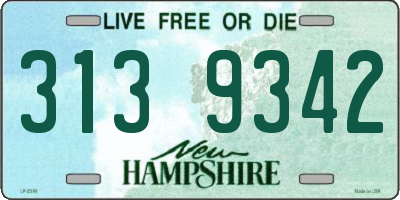 NH license plate 3139342