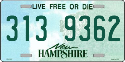 NH license plate 3139362