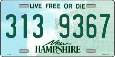 NH license plate 3139367