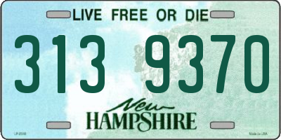 NH license plate 3139370