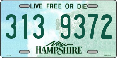 NH license plate 3139372