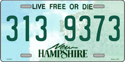 NH license plate 3139373