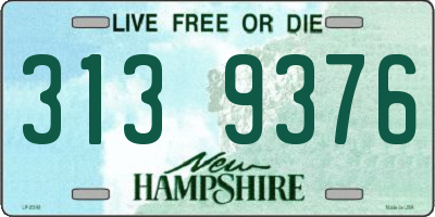 NH license plate 3139376