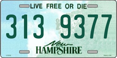NH license plate 3139377