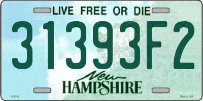 NH license plate 31393F2