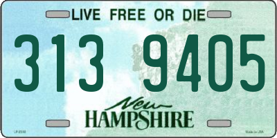 NH license plate 3139405