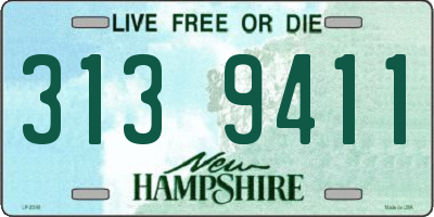 NH license plate 3139411