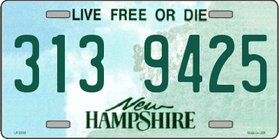 NH license plate 3139425