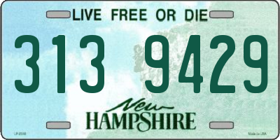 NH license plate 3139429